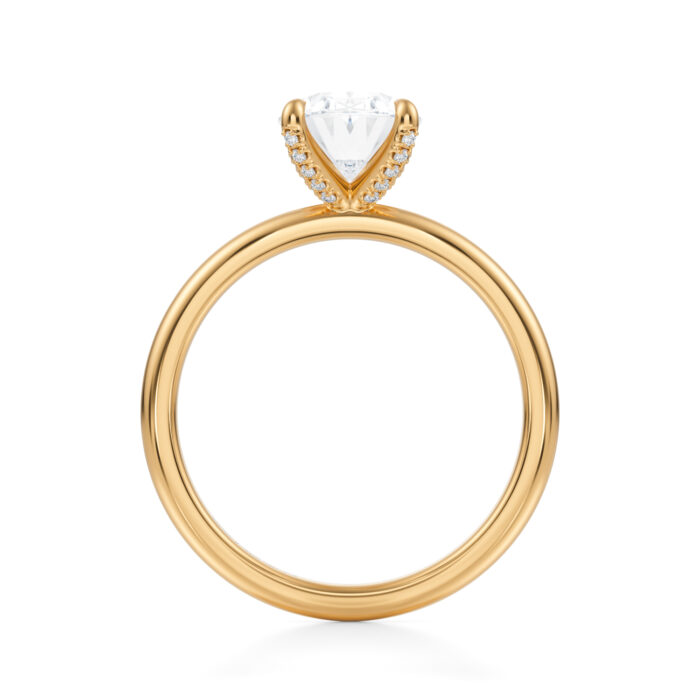 Inel de logodna Oval diamond de 1ct din aur
